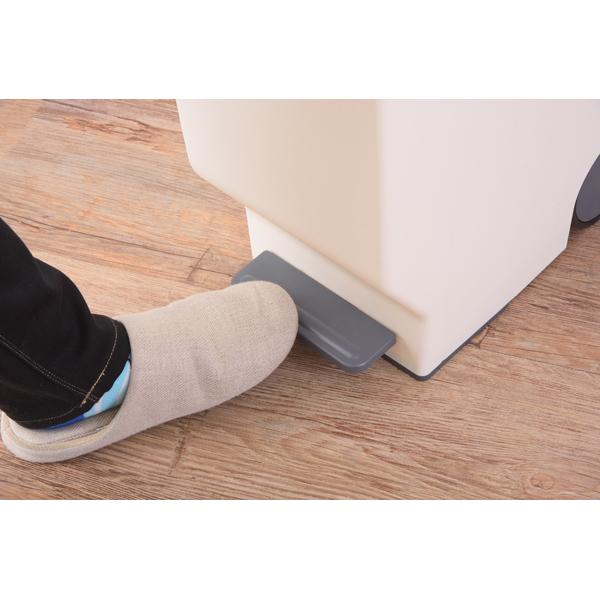 ゴミ箱 ごみ箱 45L スライド ペダル ペール ダストボックス キャスター付 幅26cm 奥行44.5cm 高さ58cm 東谷 LFS-764 |  | 13