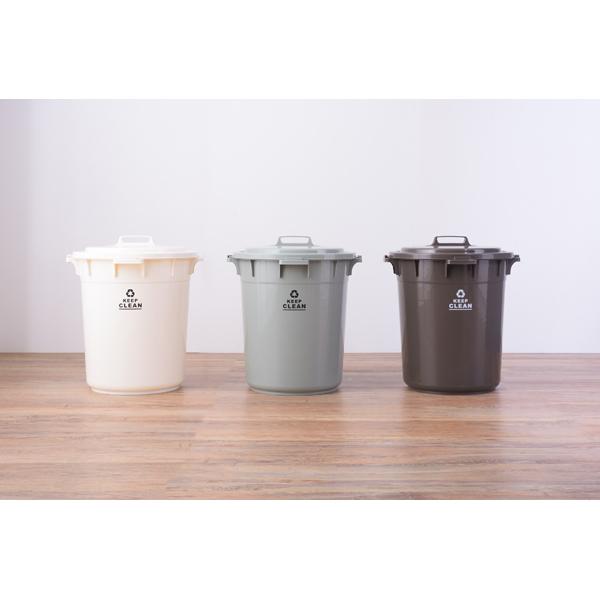 ゴミ箱 ごみ箱 45L ラウンド ペール ダストボックス 丸型 フタ付 幅42.5cm 奥行42.5cm 高さ52cm 東谷 LFS-765 |  | 04