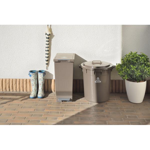 ゴミ箱 ごみ箱 45L ラウンド ペール ダストボックス 丸型 フタ付 幅42.5cm 奥行42.5cm 高さ52cm 東谷 LFS-765 |  | 05