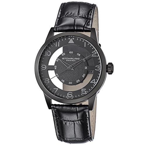 贅沢屋の アビエイター Aviator 腕時計 Original Stuhrling ストゥーリングオリジナル 日本製クォーツ バン メンズ 650.04 腕時計