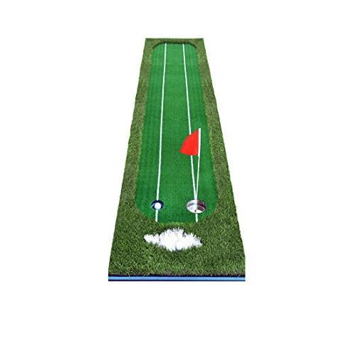 Indoor and Outdoor Golf Dual aim line Putter Practice f Office Practice Blanket (Size : 75300cm)【並行輸入品】 パターマット