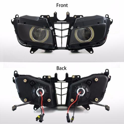 年最新海外 Demoneyes デーモンアイ Hid プロジェクター Led ヘッドライトユニット ホワイト ホンダ Cbr600rr 13 16 人気ブランド Www Bpc Com Np
