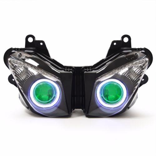 完売 Demoneyes デーモンアイ Hid プロジェクター Led ヘッドライトユニット グリーン カワサキ Nijia Zx 10r 08 10 日本製 Www Kmhsystems Com