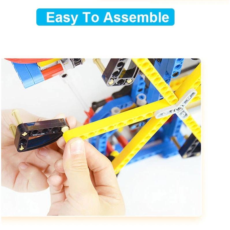 【極美品】 レゴ互換品 ボールエレベーター ビー玉回路 迷路 1260ピース 【Q3324416559】(17922円)