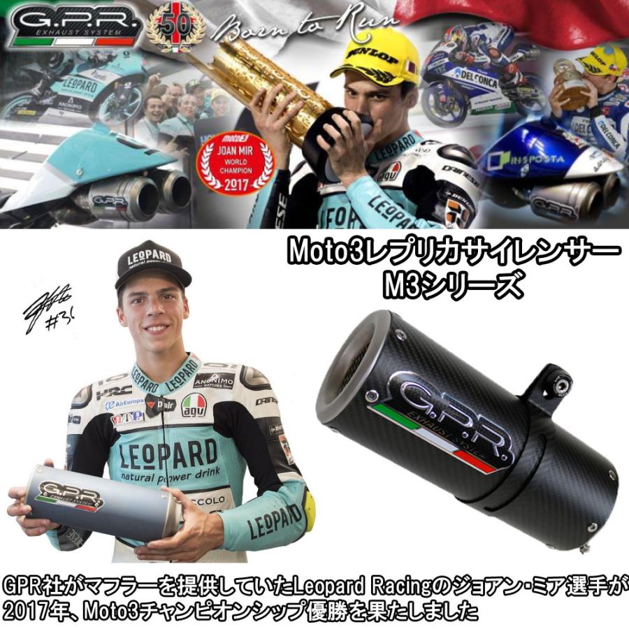 イタリア GPR / M3 INOX スリップオン マフラー 公道仕様 / ドゥカティ DUCATI モンスター 1200 S/R MONSTER 1200 S/R 2017-2019 Euro4対応モデル_6