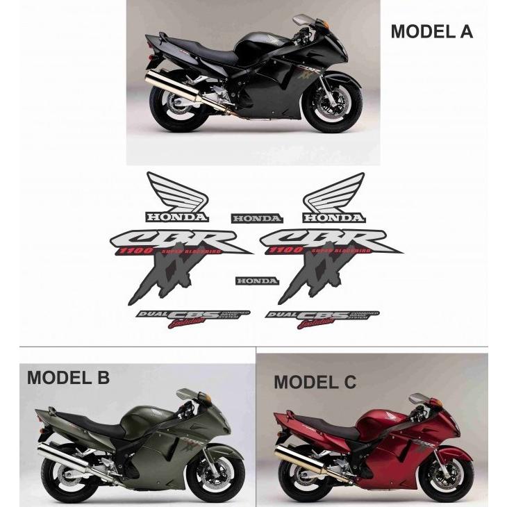 グラフィック デカール ステッカー 車体用 / ホンダ CBR1100 XX スーパーブラックバード ( SC35前期 ) / 1997-1998