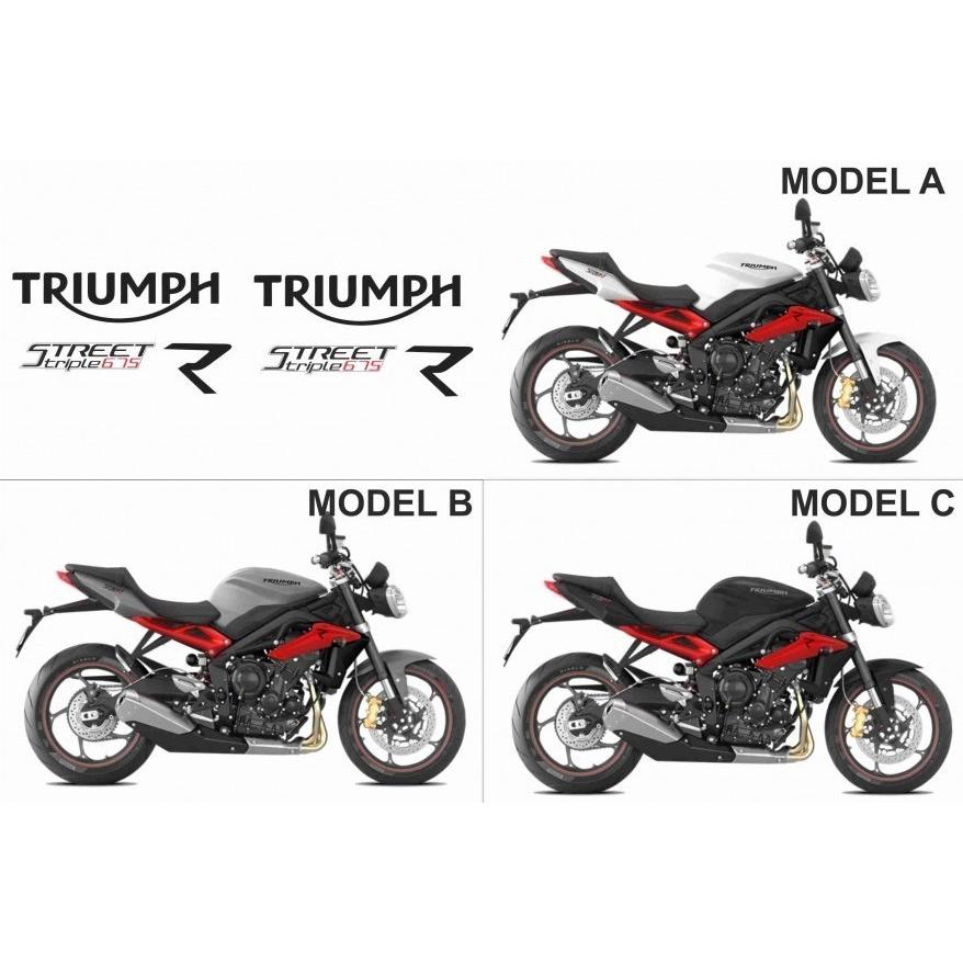 グラフィック デカール ステッカー 車体用 / トライアンフ 675 STREET TRIPLE R ストリートトリプル R 675 / 2015 2016