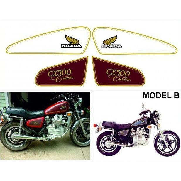 グラフィック デカール ステッカー 車体用 / ホンダ CX400 CX500 カスタム / 1981