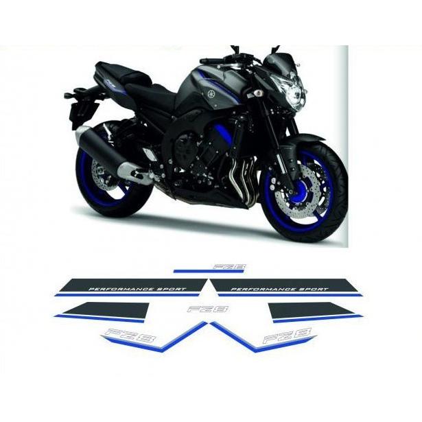 グラフィック デカール ステッカー 車体用 / ヤマハ FZ8 FZ-8 / BLUE RACE 2013