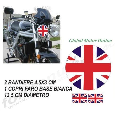 グラフィック デカール ステッカー 車体用 / トライアンフ スピードトリプル SpeedTriple / LIGHT FLAG　ヘッドライト フラッグ