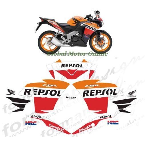 グラフィック デカール ステッカー 車体用 / ホンダ CBR125R / REPSOL 