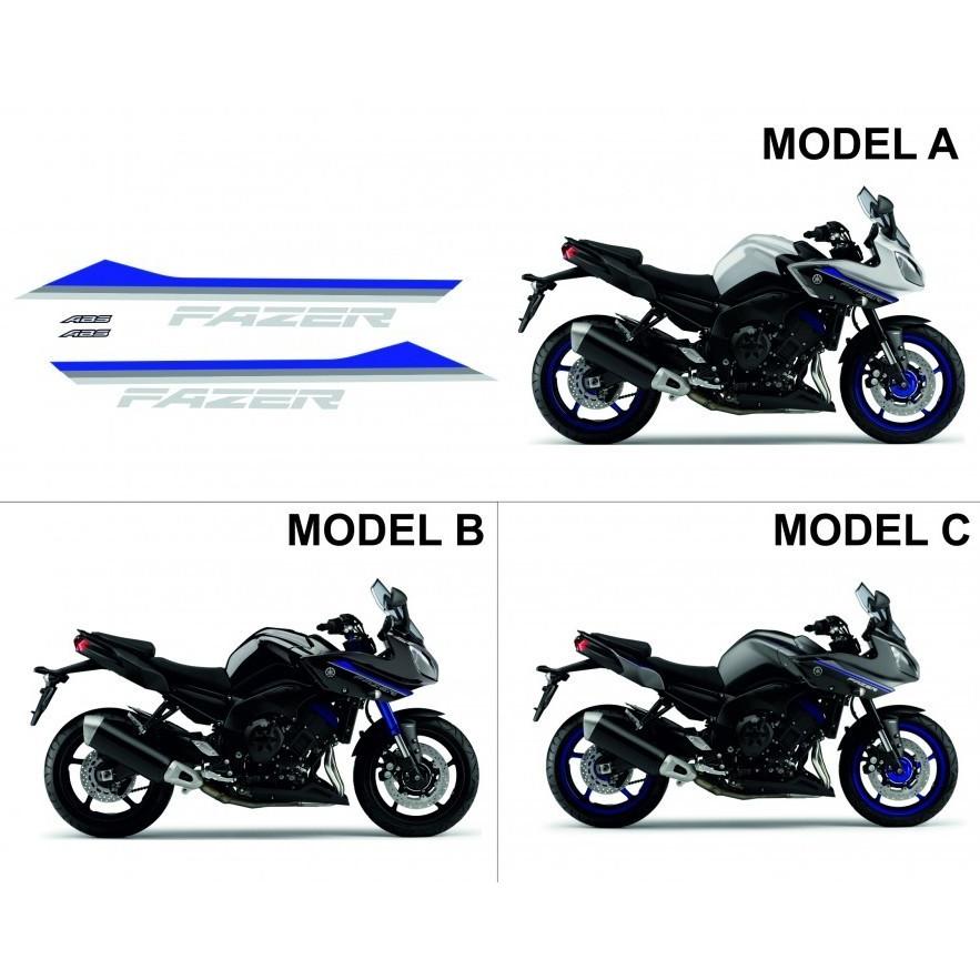 グラフィック デカール ステッカー 車体用 / ヤマハ FZ8 FZ-8 FAZER フェザー / BLUE RACE 2008-2015