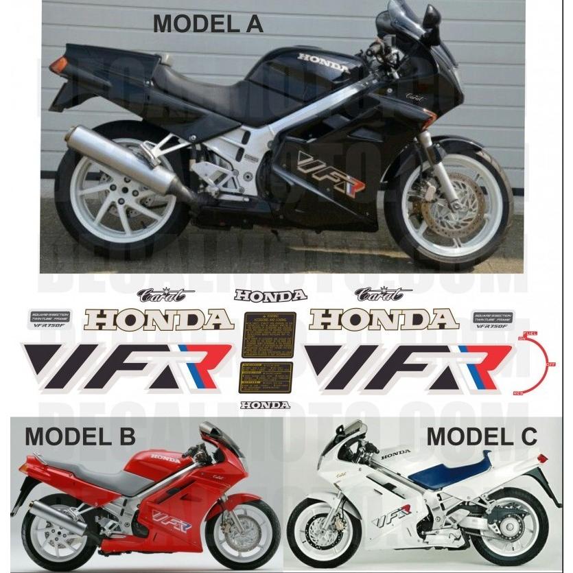 グラフィック デカール ステッカー 車体用 / ホンダ HONDA VFR750F  ( RC36 ) / 1990年モデル