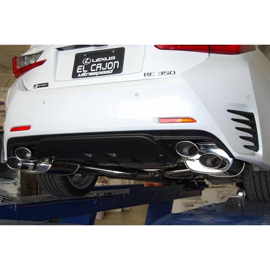 Lexus レクサス RC200t RC300 Turbo 2015 Invidia Rolled SS Quad Tips Exhaust