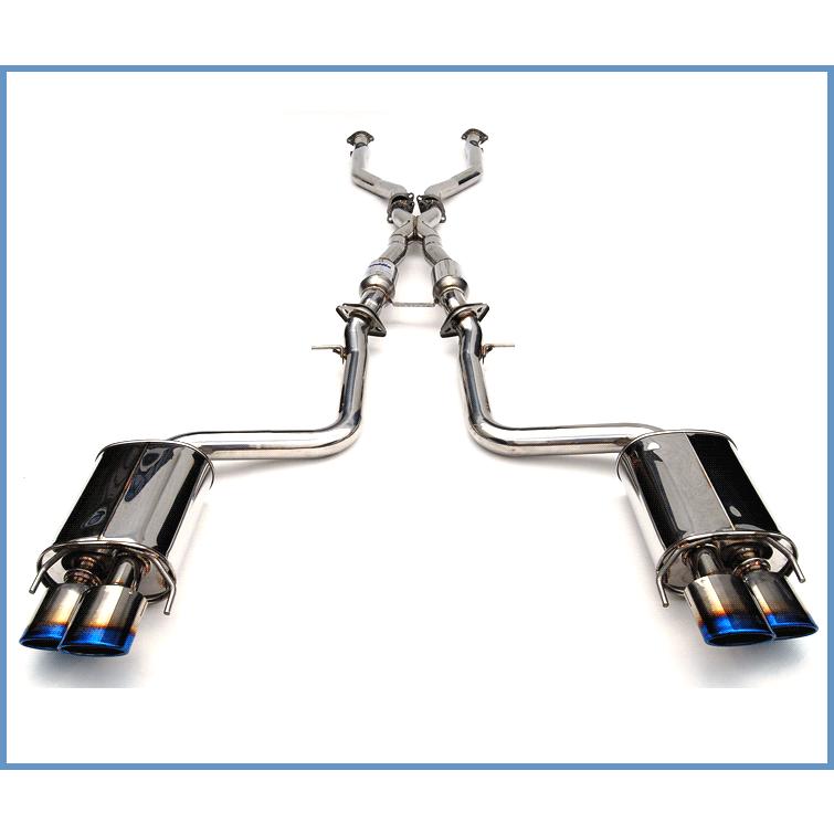 Lexus レクサス RCF 2014 Invidia Rolled Titanium Quad Tips Exhaust CATBACK