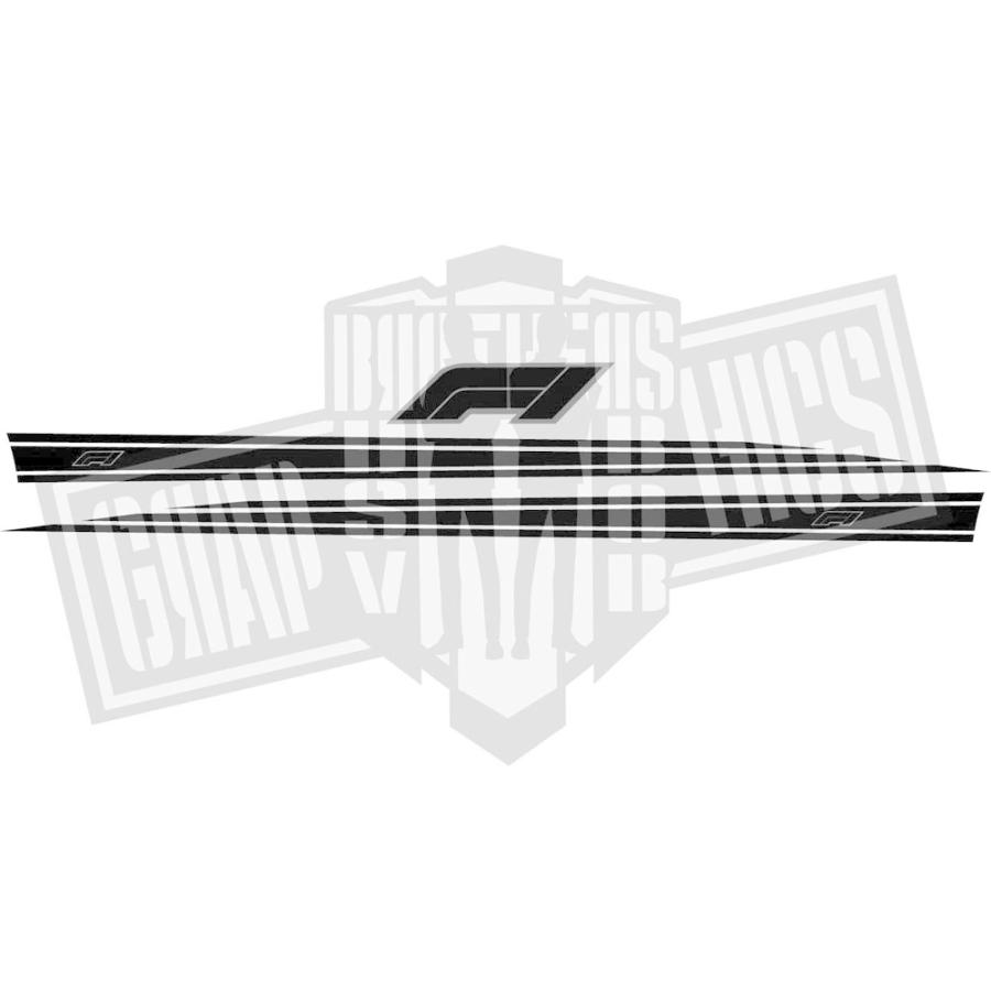 グラフィック デカール ステッカー 車体用 マツダ ロードスター ロゴ付き ライン グラフィックス ステッカー Line Graphics With F1 Logo For Mazda Mx 5 Lt P Japan 通販 Yahoo ショッピング