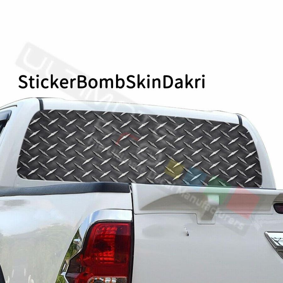 グラフィック デカール ステッカー 車体用 トヨタ ハイラックス 16 リアウィンドウ ボムスキンステッカー Sticker Bomb Skin Window See Thru Stickers Perforated For Toyota Hilux 16 Lt P Japan 通販 Yahoo ショッピング