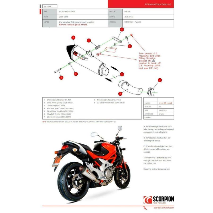 SCOPRION Serket Taper Slip-On Muffler Titanium