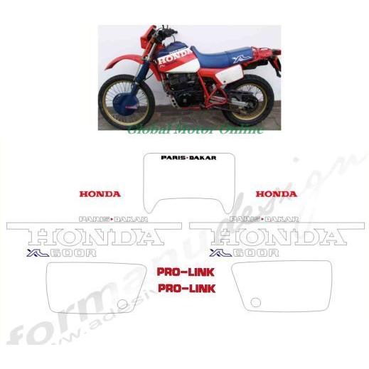 グラフィック デカール ステッカー 車体用 / ホンダ  XL600R / 光の都市 ダカール