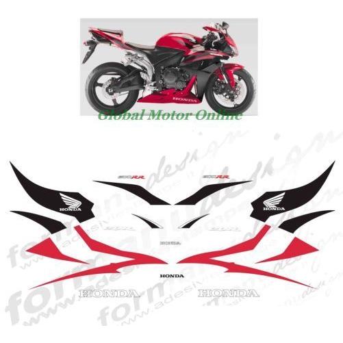 グラフィック デカール ステッカー 車体用 / ホンダ   Honda CBR600RR / 2008 レストア