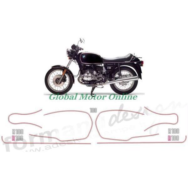 グラフィック デカール ステッカー 車体用 /  BMW R100 / レストア