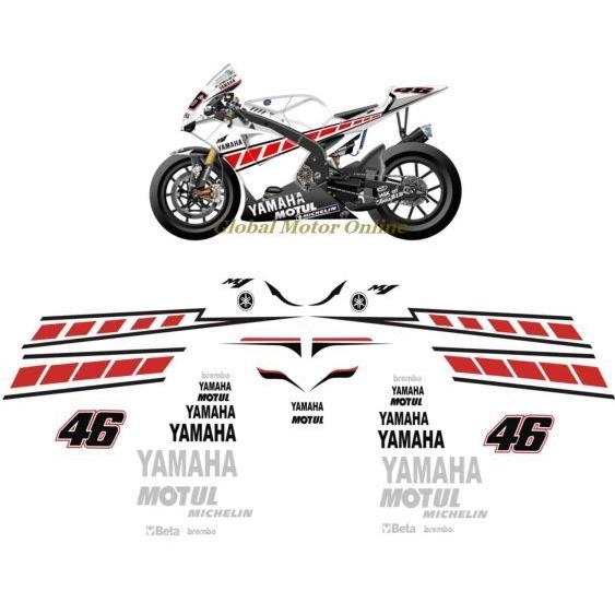グラフィック デカール ステッカー 車体用 / ヤマハ  YZF-R1 YZF-R6 にせ物 M1 MotoGP モトGP バ