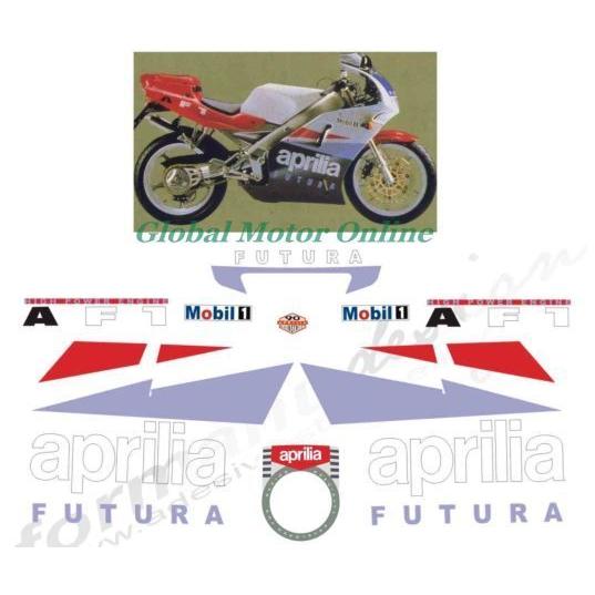 グラフィック デカール ステッカー 車体用  / アプリリア aprilia AF1 RS125 RS250  / ダンロップ