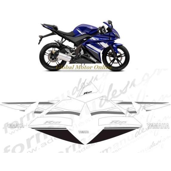 グラフィック デカール ステッカー 車体用  /  ヤマハ YZF-R125 / 2011 レストア