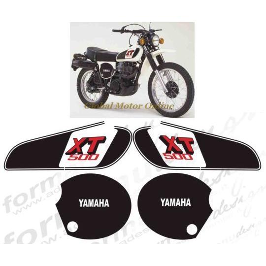 グラフィック デカール ステッカー 車体用  /  ヤマハ XT500 / 1979 レストア