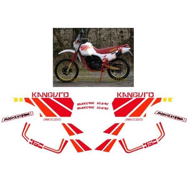 グラフィック デカール ステッカー 車体用  /  モトモリーニ KANGURO レストア