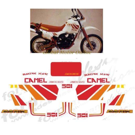 グラフィック デカール ステッカー 車体用  / モトモリーニ CAMEL 501 1987 レストア