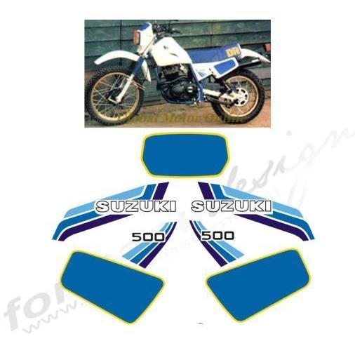 グラフィック デカール ステッカー 車体用  /   スズキ DR500 レストア