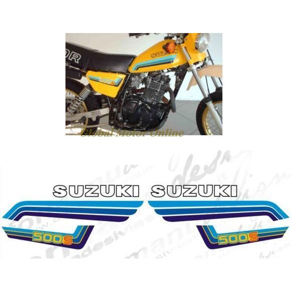 グラフィック デカール ステッカー 車体用  /   スズキ DR500S レストア