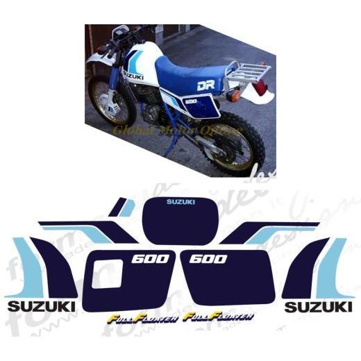 グラフィック デカール ステッカー 車体用  /   スズキ DR600 1989 レストア