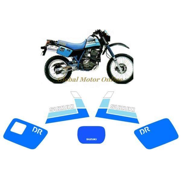 グラフィック デカール ステッカー 車体用  /   スズキ DR600S 1985 レストア