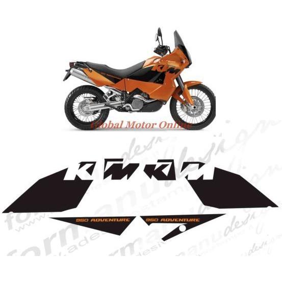 グラフィック デカール ステッカー 車体用  /  KTM LC8 950 ADVENTURE 冒険 2003 中休み