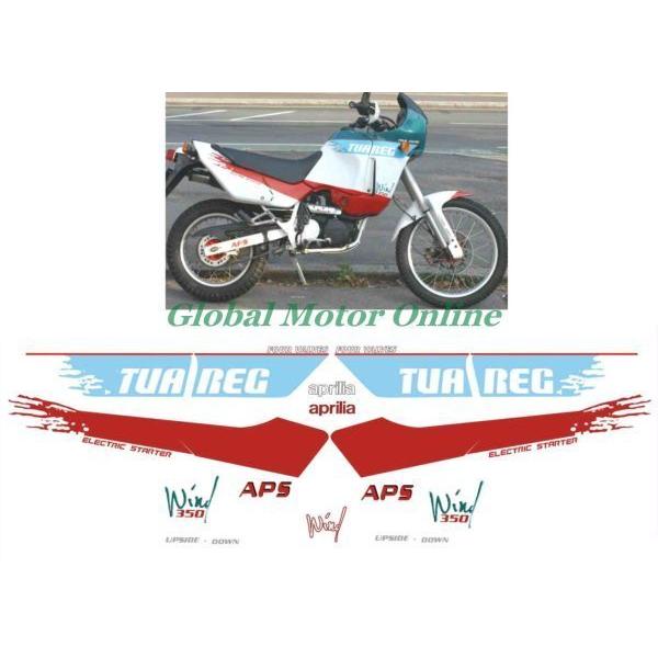 グラフィック デカール ステッカー 車体用  / アプリリア  aprilia TUAREG WIND350 1989 レストア