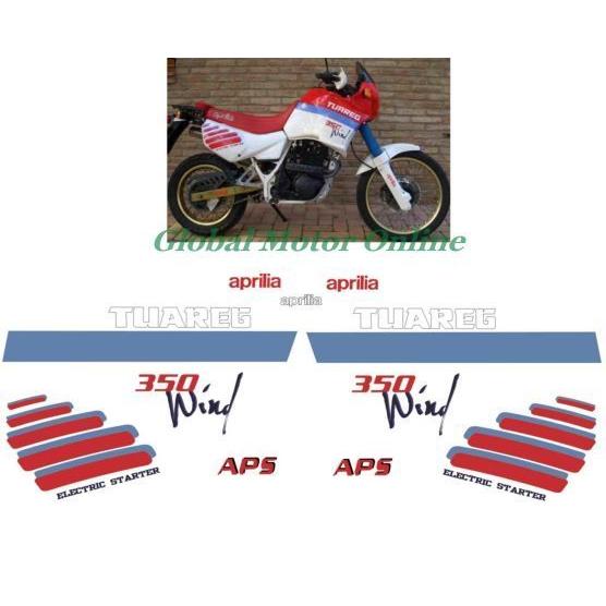 グラフィック デカール ステッカー 車体用  / アプリリア  aprilia TUAREG WIND350 1987 レストア