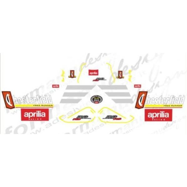 グラフィック デカール ステッカー 車体用 / アプリリア RS50 / にせ物 MotoGp WGP チェスターフィールド・ マックス・ビアッジ