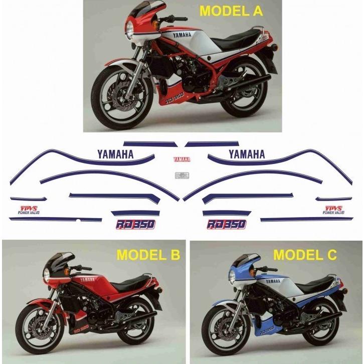 グラフィック デカール ステッカー 車体用 /  ヤマハ RZ250R （ 29L ）1983-  / RD350 1984 レストア