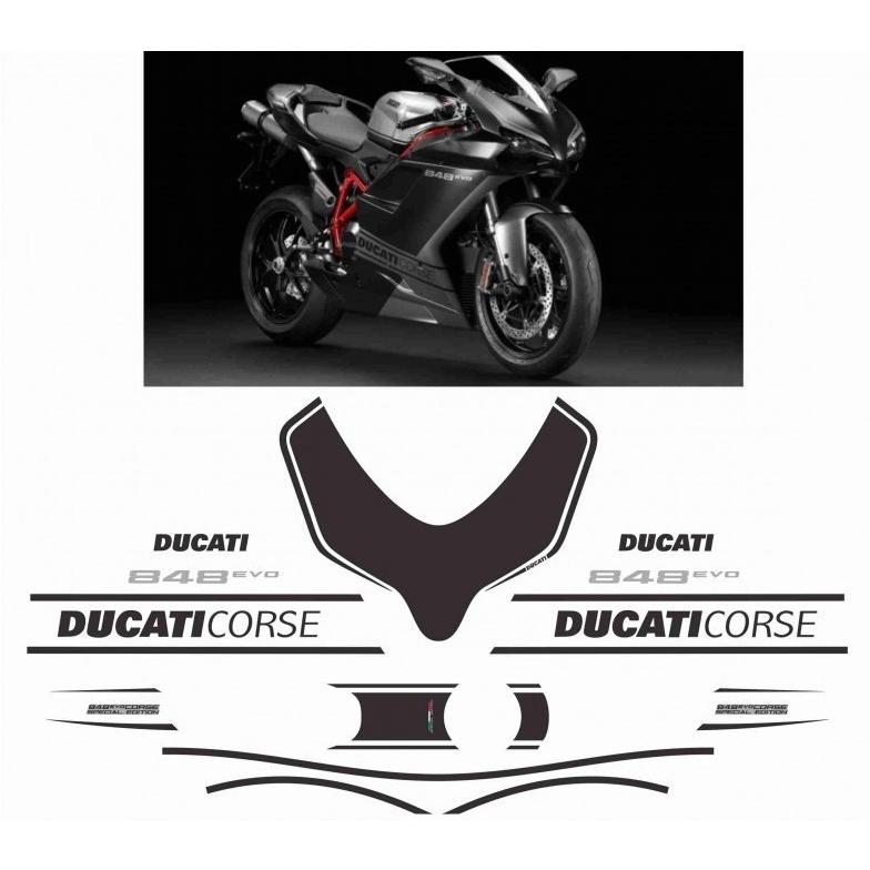 カスタム グラフィック デカール ステッカー 車体用 / ドゥカティ 百貨店自動二輪車 848 1098 1198  / 848 EVO 2013 CORSE SPECIAL EDITION
