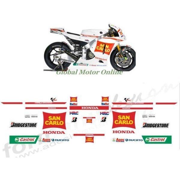 グラフィック デカール ステッカー 車体用 / ホンダ CBR600RR CBR1000RR / モトGP GRESINI SAN CARLO MotoGP 2011