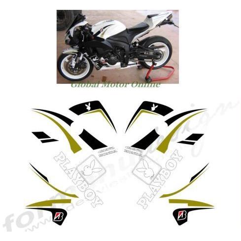 グラフィック デカール ステッカー 車体用 / ホンダ CBR600RR CBR1000RR/  ICR プレイボーイ SBK MotoGP 百貨店自動二輪車