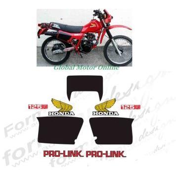 グラフィック デカール ステッカー 車体用 / ホンダ XL125R 1983 レストア用