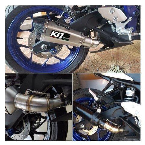 KO Lightning / 345mm スリップオンマフラー / ヤマハ Yamaha YZF-R25 YZF-R3 2015-｜ltandpjapan｜02