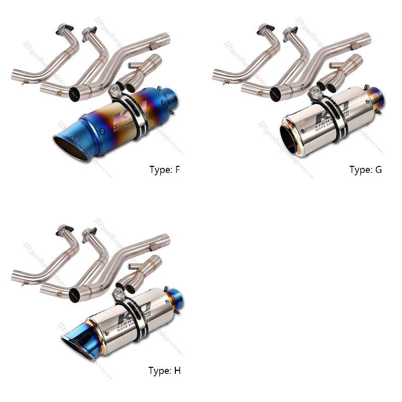 KO Lightning / 245mm/300mm Type:A,C〜H フルエキゾースト マフラー / ホンダ CBR400R CB400F 400X 2013- (NC47 / NC47 後期)｜ltandpjapan｜07