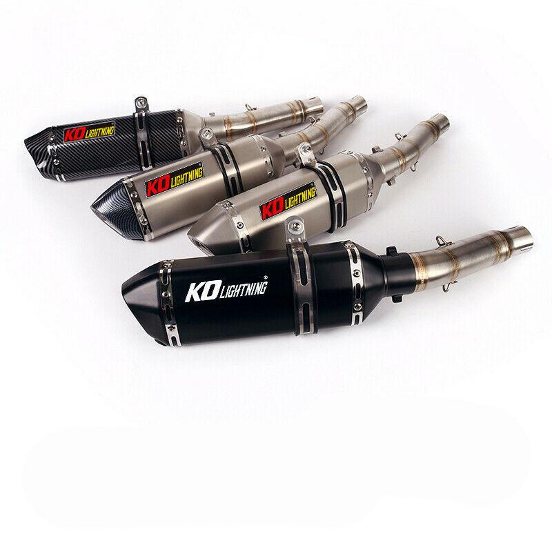 KO Lightning / 370mm スリップオン マフラー / ホンダ CBR250R (MC41 後期) 2014-2016 CB250F (MC43) 2014-2017｜ltandpjapan