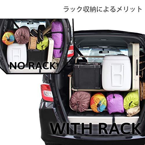 グッドラックソファ 車内で棚になる2人掛け折りたたみチェア 【アルミ