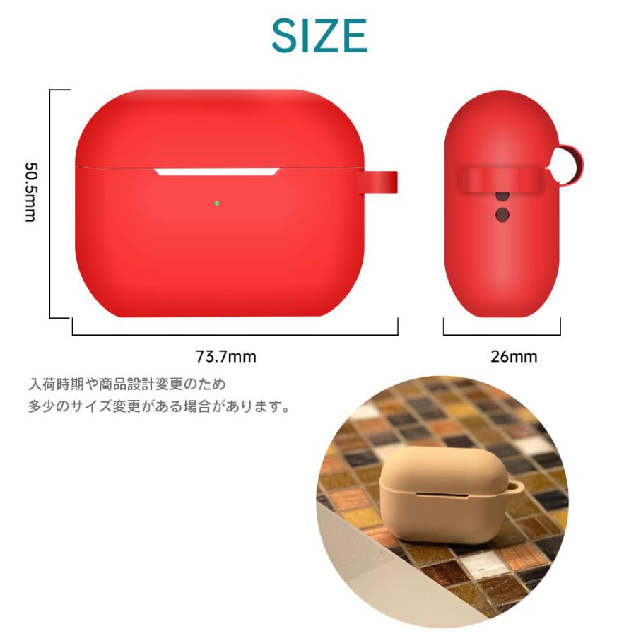 Airpods Pro2 ケース シリコン カバー 耐衝撃 おしゃれ 着脱簡単 カラビナ付き イヤホンケース airpods 1/2ケース ワイヤレス充電｜ltcm-store｜09