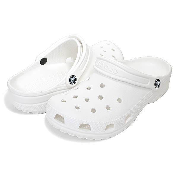 新品クロックスサンダル白色 crocs（クロックス） クラシック CROCS CLASSIC BLACK 10001-100